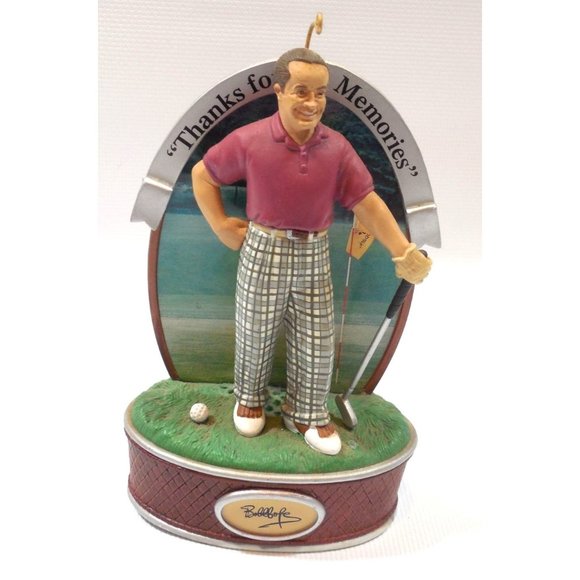 Carlton Cards Ornament music 1999 Bob Hope Thanks “Fore” The Memories - Picture 1 of 2